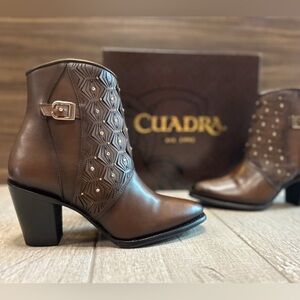 NWT Genuine leather ankle boots